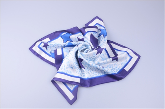 真絲圍巾 印花圍巾 職業女士小方巾