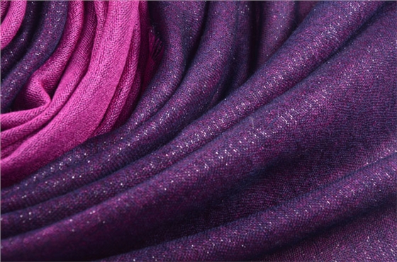 羊絨圍巾 素色圍巾 金銀絲雙層圍巾 圍巾定制