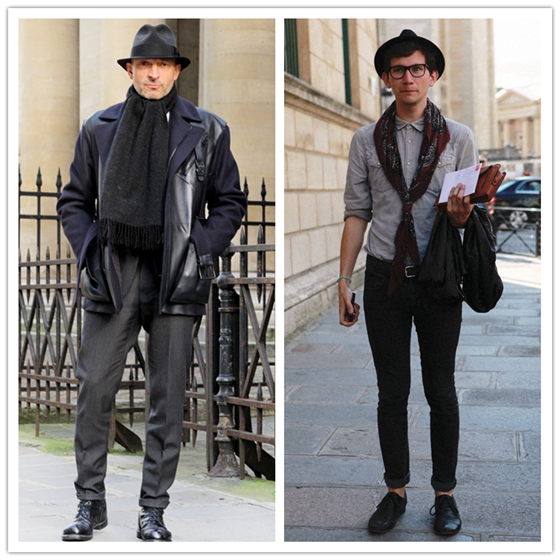 男士長款圍巾打結(jié)式 男士長款圍巾打結(jié)式