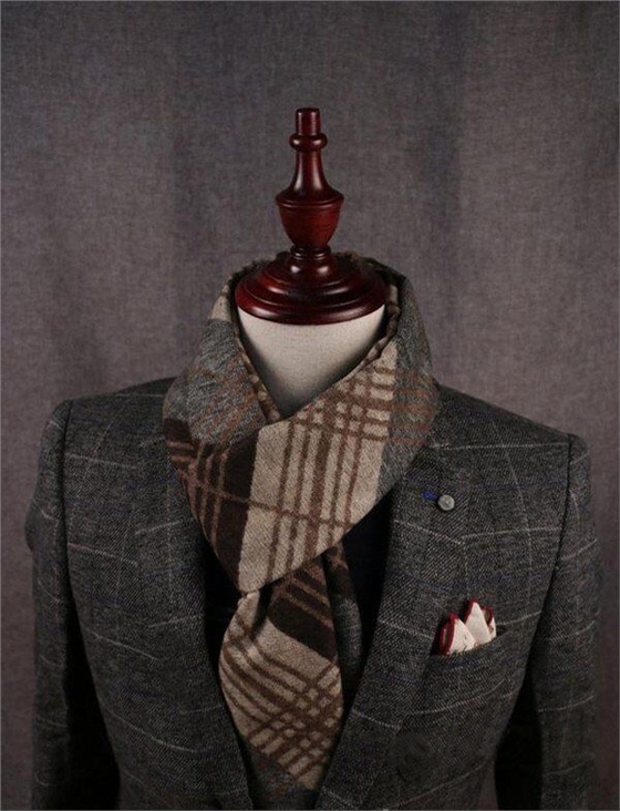 男士圍巾搭配1