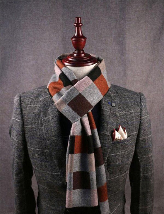 男士圍巾搭配2