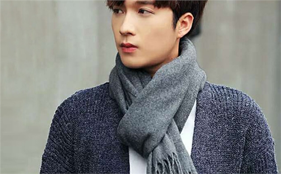 男士羊絨圍巾