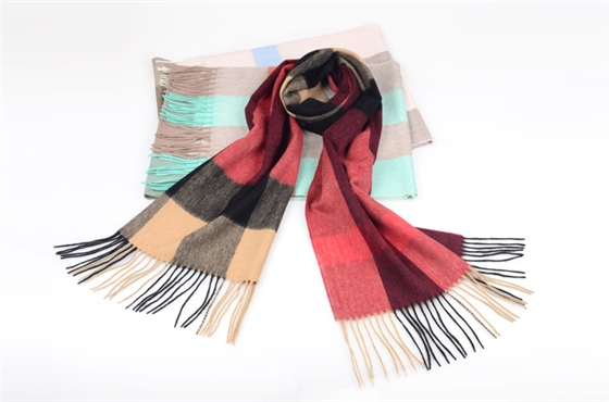 男士羊毛圍巾樣圖