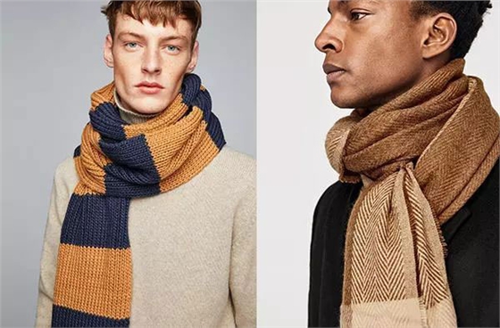 男士圍巾針織材質