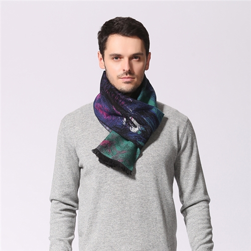 油畫藝術圍巾