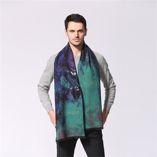 油畫藝術圍巾