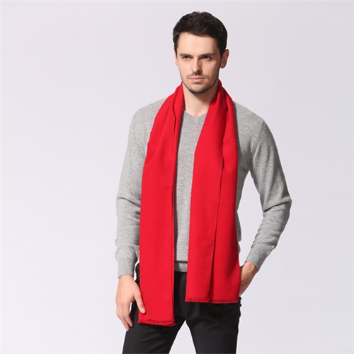 男女士紅色圍巾