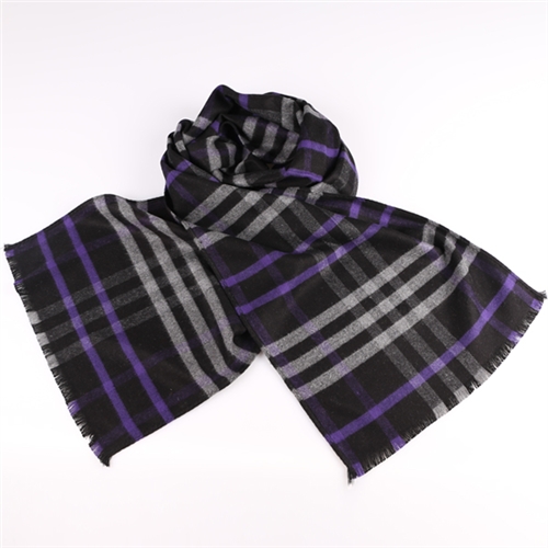 男士經典格子圍巾