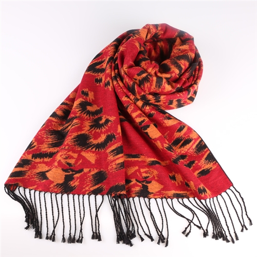 時(shí)尚豹紋披肩