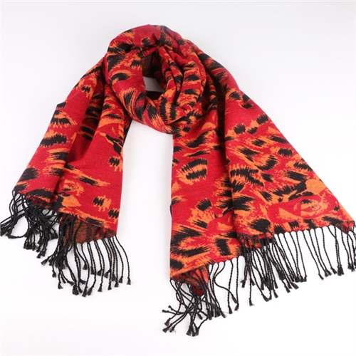 時(shí)尚豹紋披肩