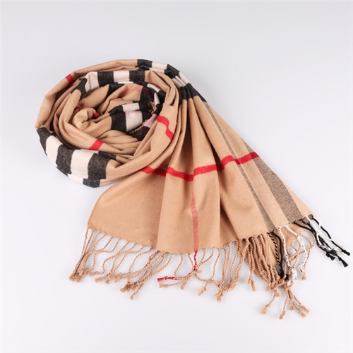 經典大格子披肩