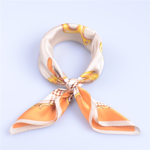 高檔素縐緞圍巾