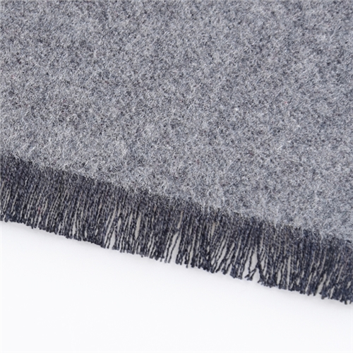 男士真絲拉毛圍巾