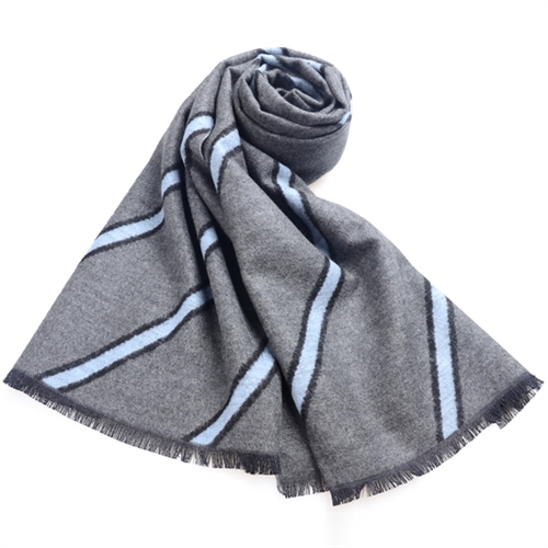 秋冬男士真絲圍巾