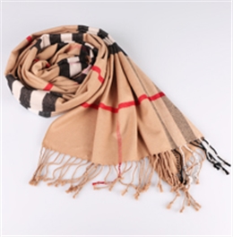 經典大格子披肩