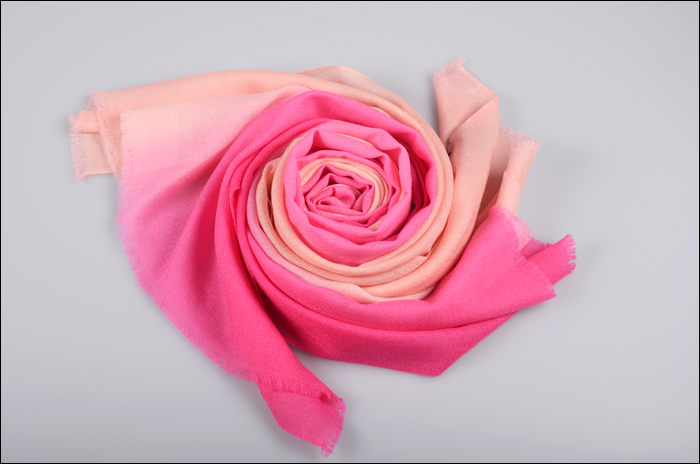 漸變色圍巾 羊毛圍巾 圍巾定制