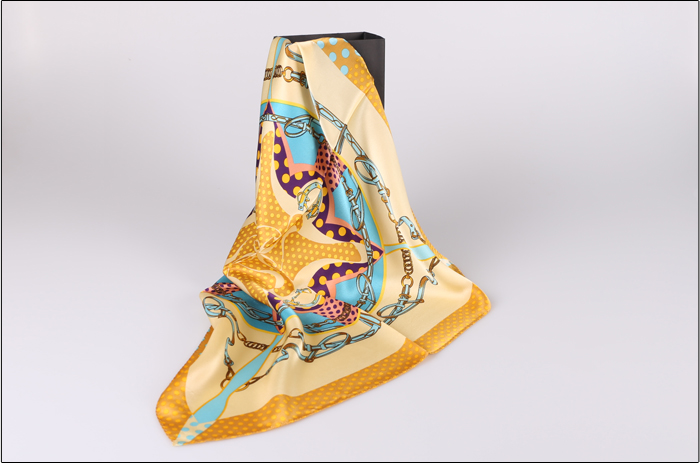 真絲圍巾 印花圍巾 職業(yè)小方巾