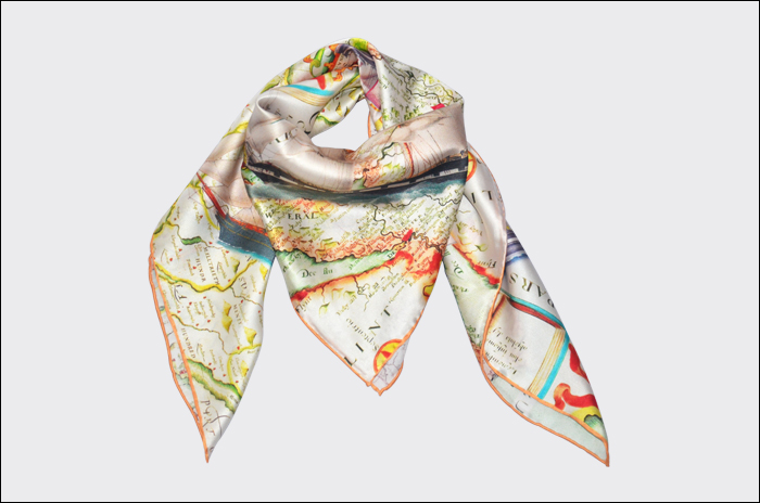 真絲圍巾 印花圍巾 女士方巾 圍巾定制