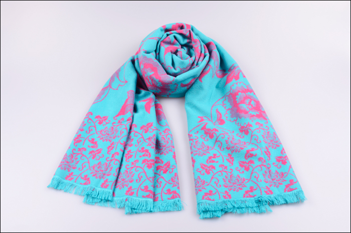 提花披肩 拉絨披肩 女士披肩批發