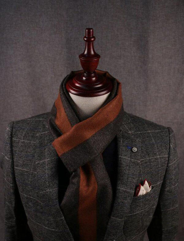 男士圍巾搭配4 男士圍巾搭配4