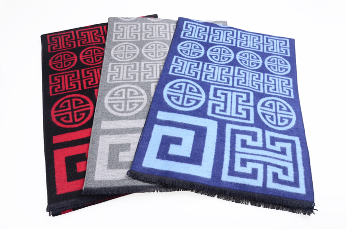 男士圍巾 真絲圍巾 提花圍巾 圍巾批發