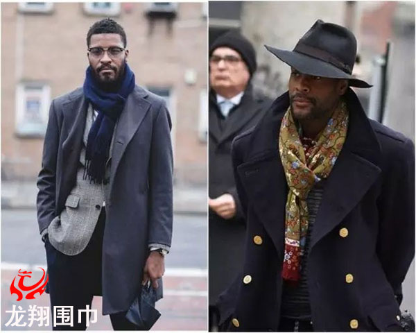 圍巾上身效果 圍巾上身效果