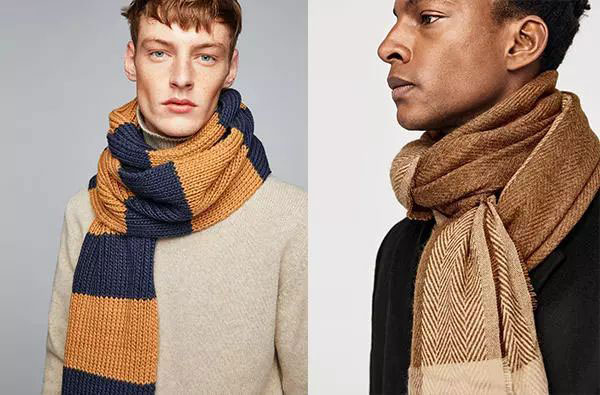 男士圍巾針織材質