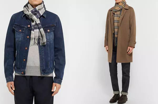 男士圍巾樣式挑選