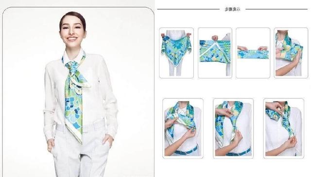 絲巾圍法十、絲巾也可以很帥氣