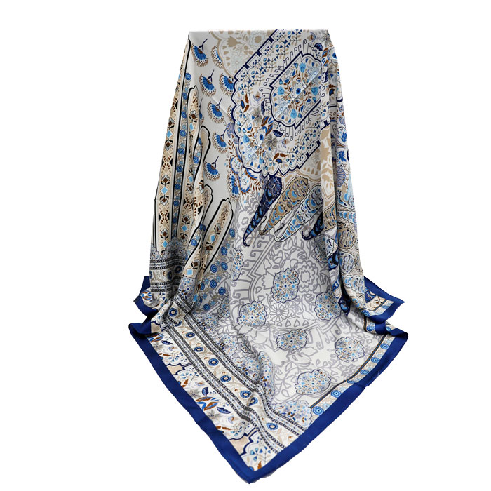 旋轉花園絲巾細節圖