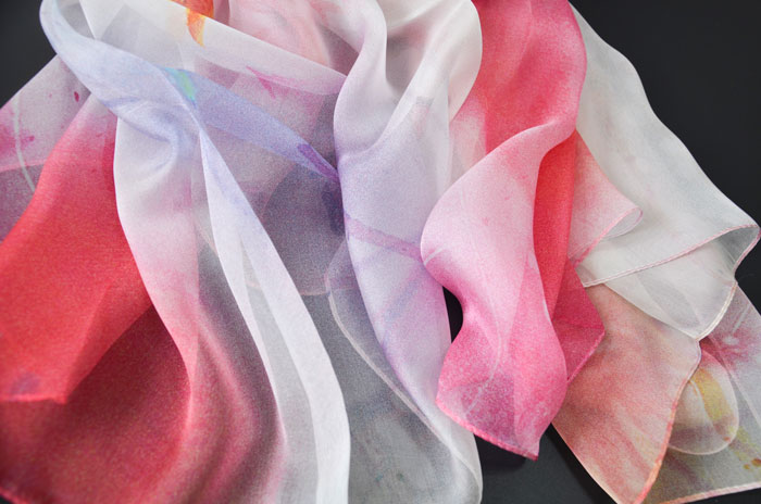 如魚得水絲巾細節圖 如魚得水絲巾細節圖