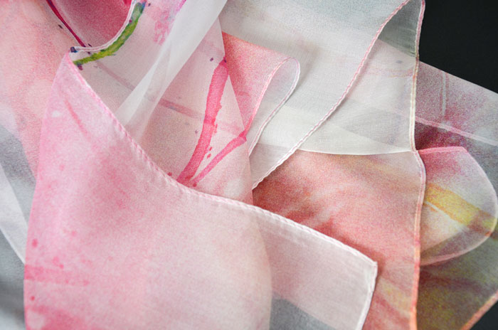 如魚得水絲巾細節圖 如魚得水絲巾細節圖