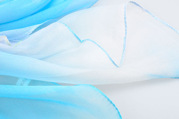 出水芙蓉絲巾細節圖 出水芙蓉絲巾細節圖