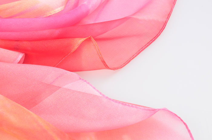 五光十色絲巾細節圖