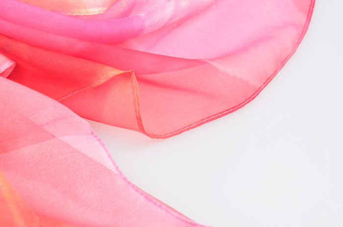 五光十色絲巾細節圖