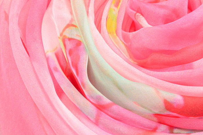 五光十色絲巾細節圖