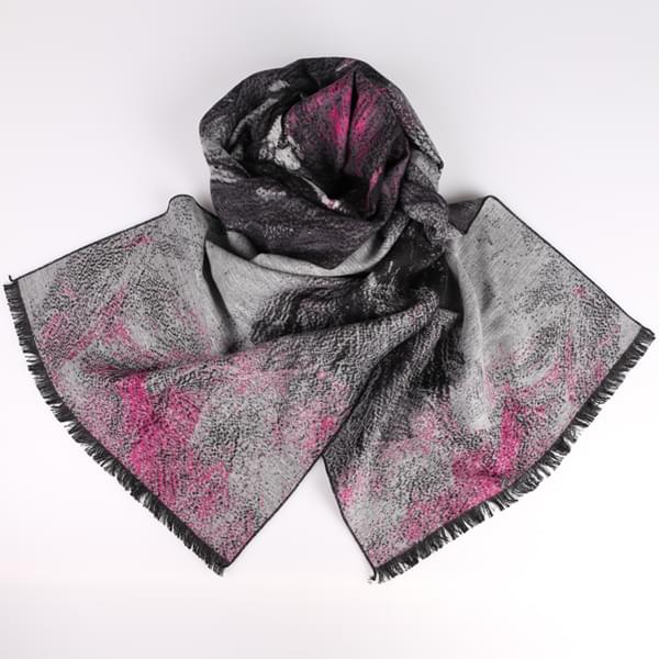 油畫藝術提花圍巾 油畫藝術提花圍巾