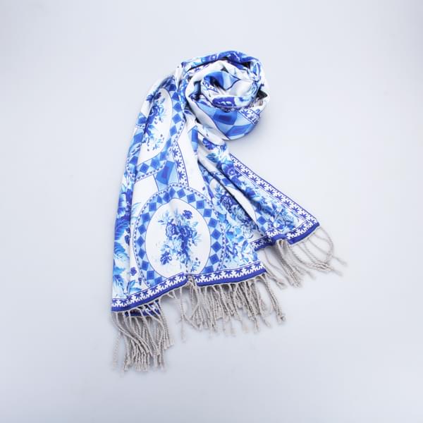 青花瓷復(fù)合披肩 青花瓷復(fù)合披肩