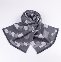 新款真絲男士圍巾